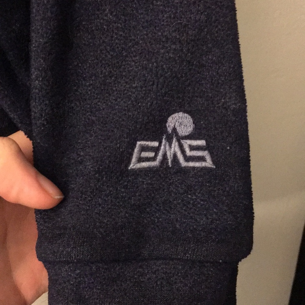 Brown and navy collared sweater - Picture 4 of 4
